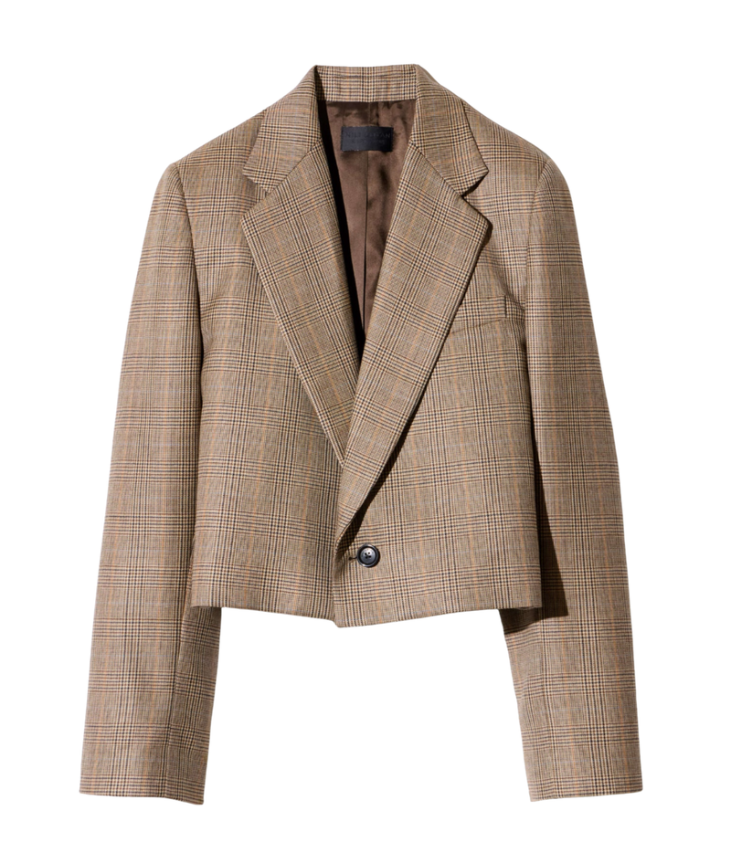 Swan Jacket In Glen Tan