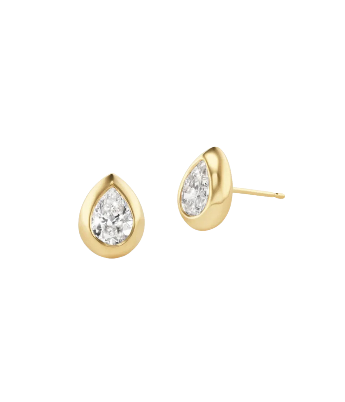 Large Pear Venus Stud