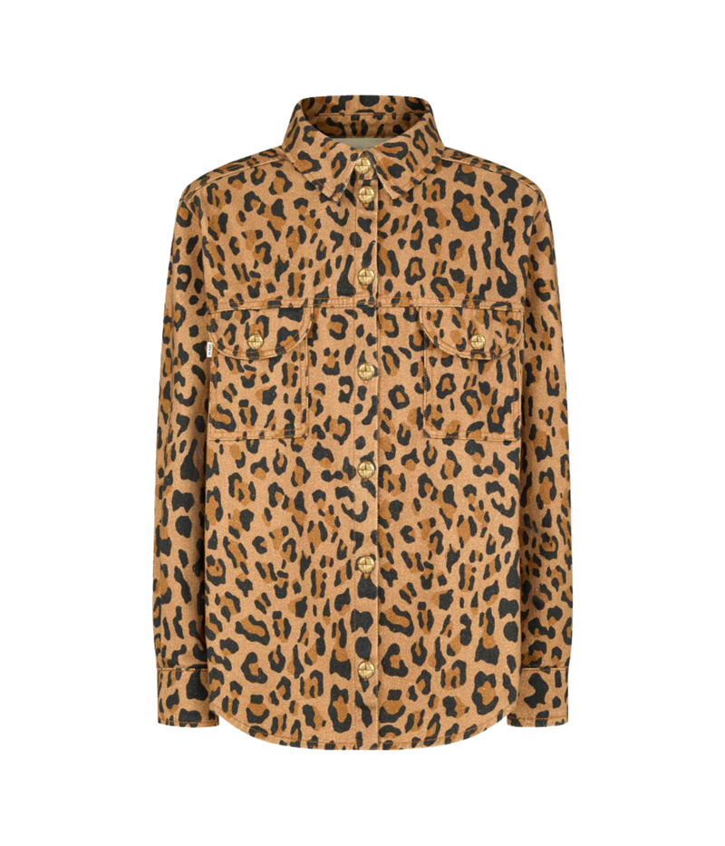 Simba Denim Shirt in Camel