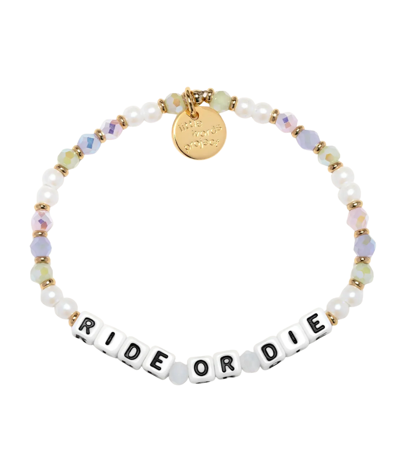 Ride or Die Bracelet in White