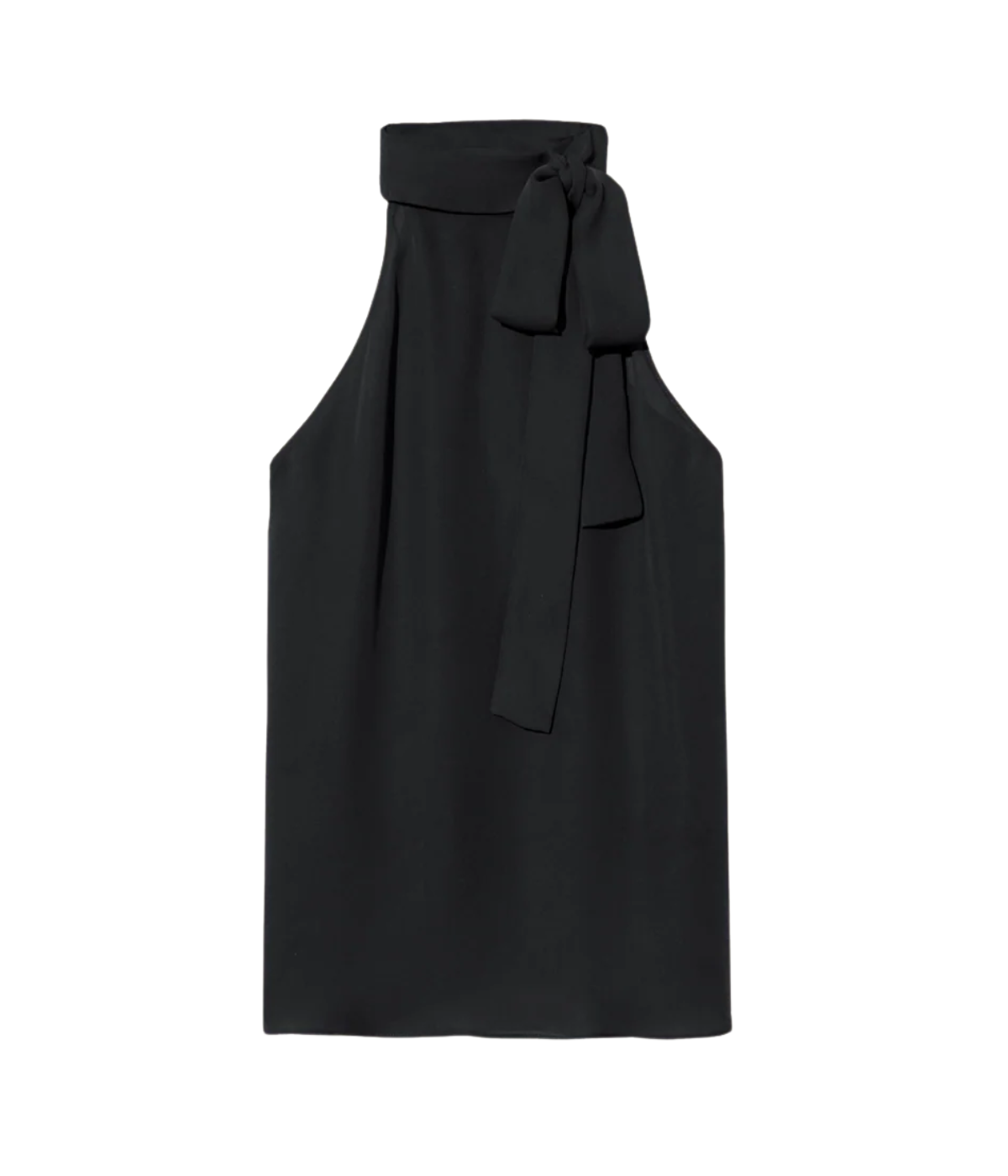 Alla Halterneck Top in Black
