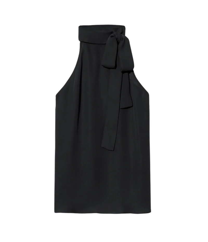 Alla Halterneck Top in Black