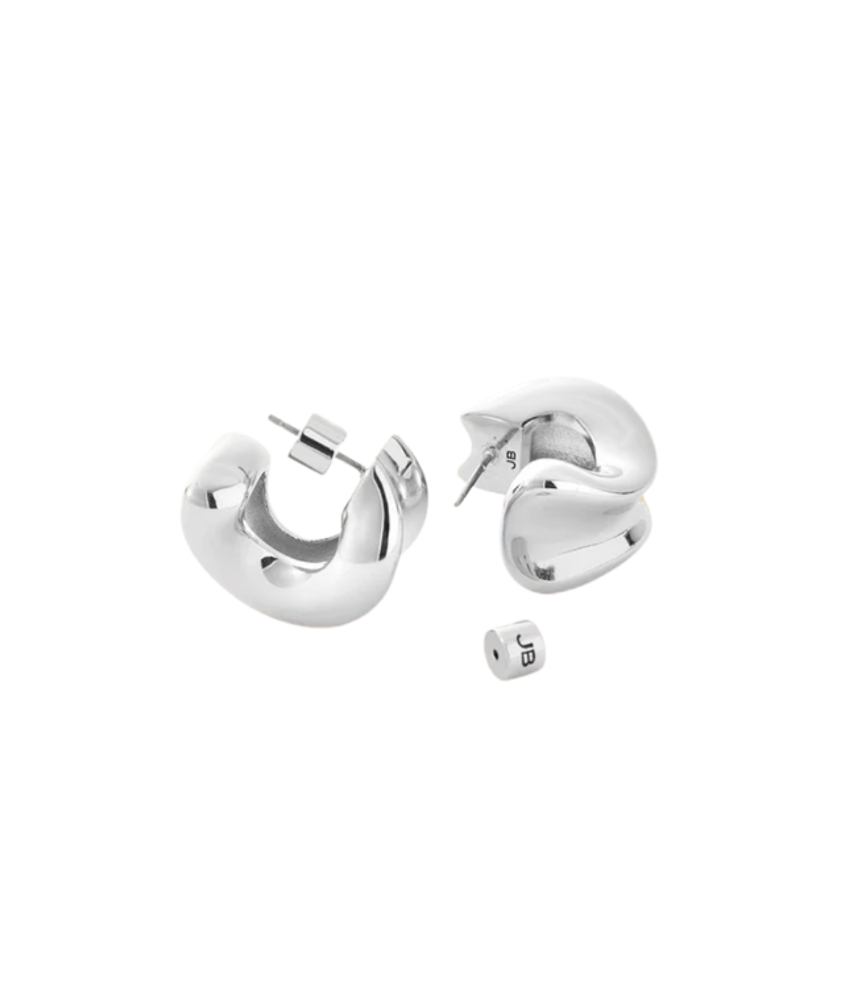 Chunky Doune Hoops IN SILVER