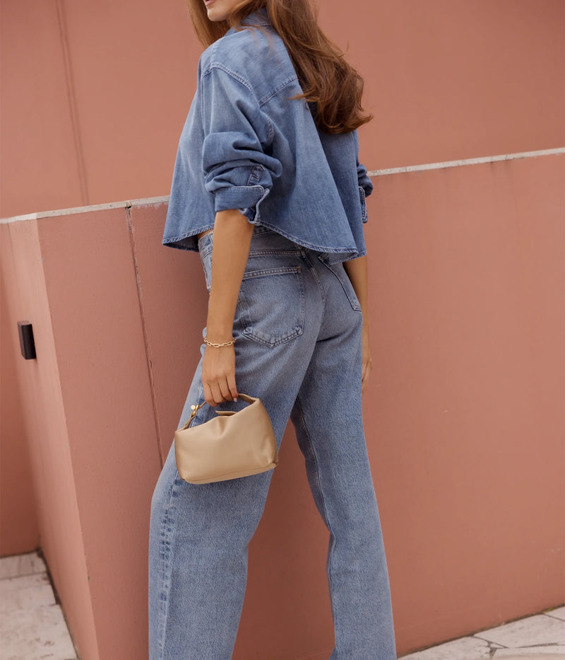 Low Slung Baggy Jean in Libertine