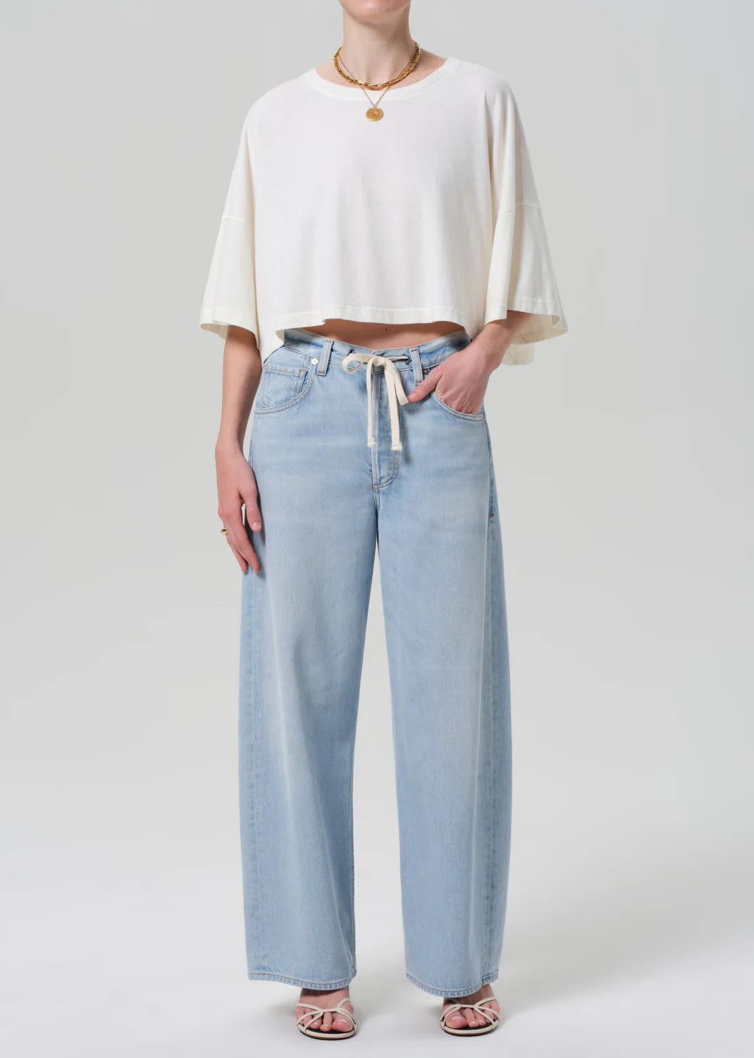 Brynn Drawstring Trouser in Portola