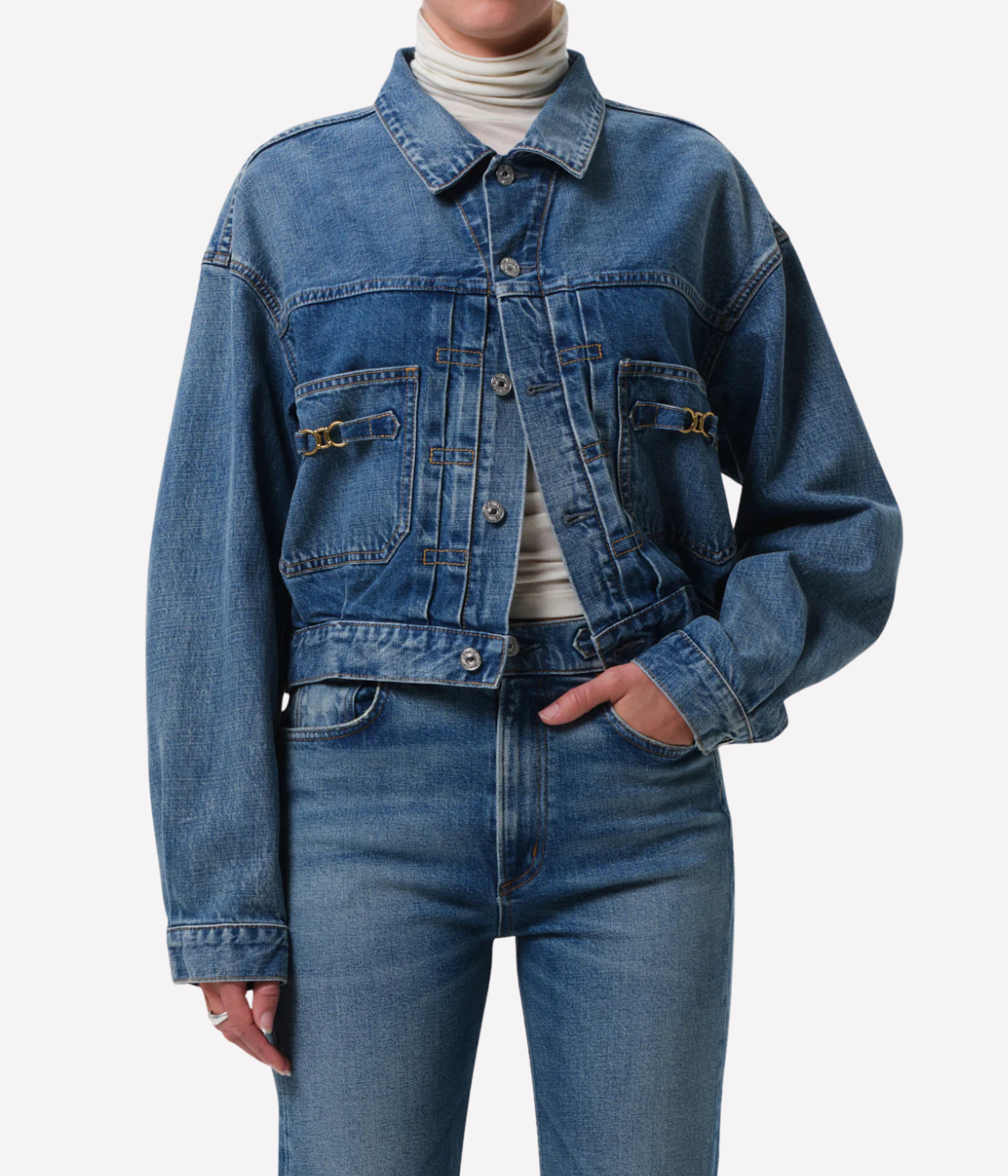 Alma Jacket W/ Horsebit in Sweetzer