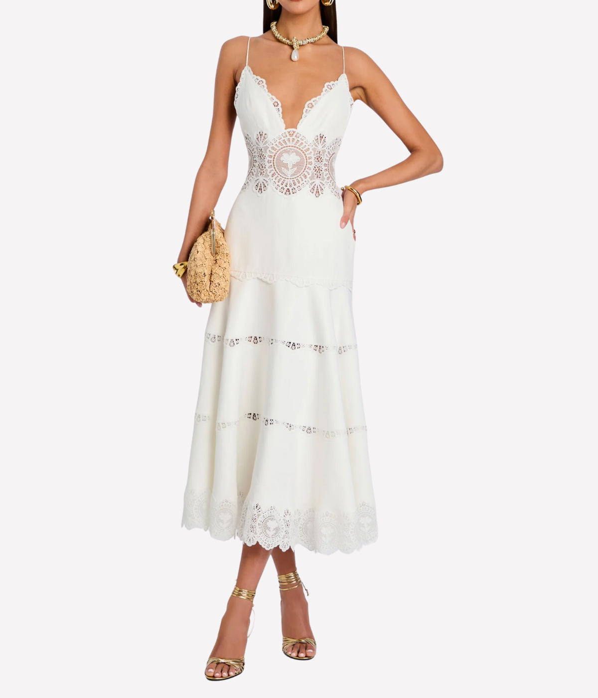 Leilani Dress in Ivory
