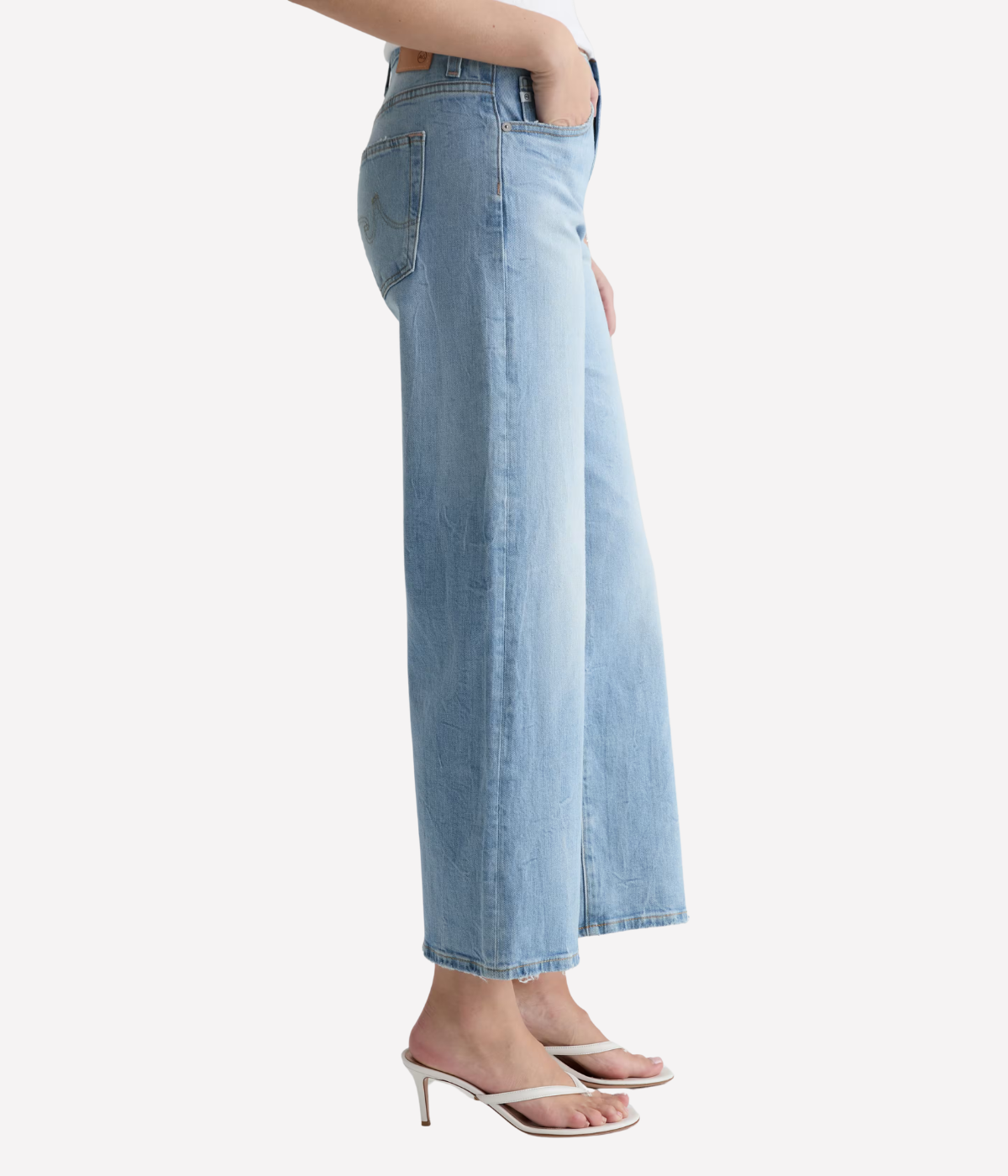 Saige Wide Leg Crop in Kings River