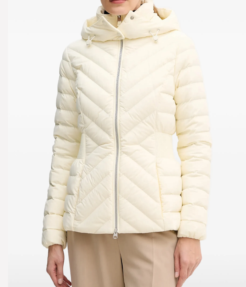 Idalee Puffer Jacket in Cream