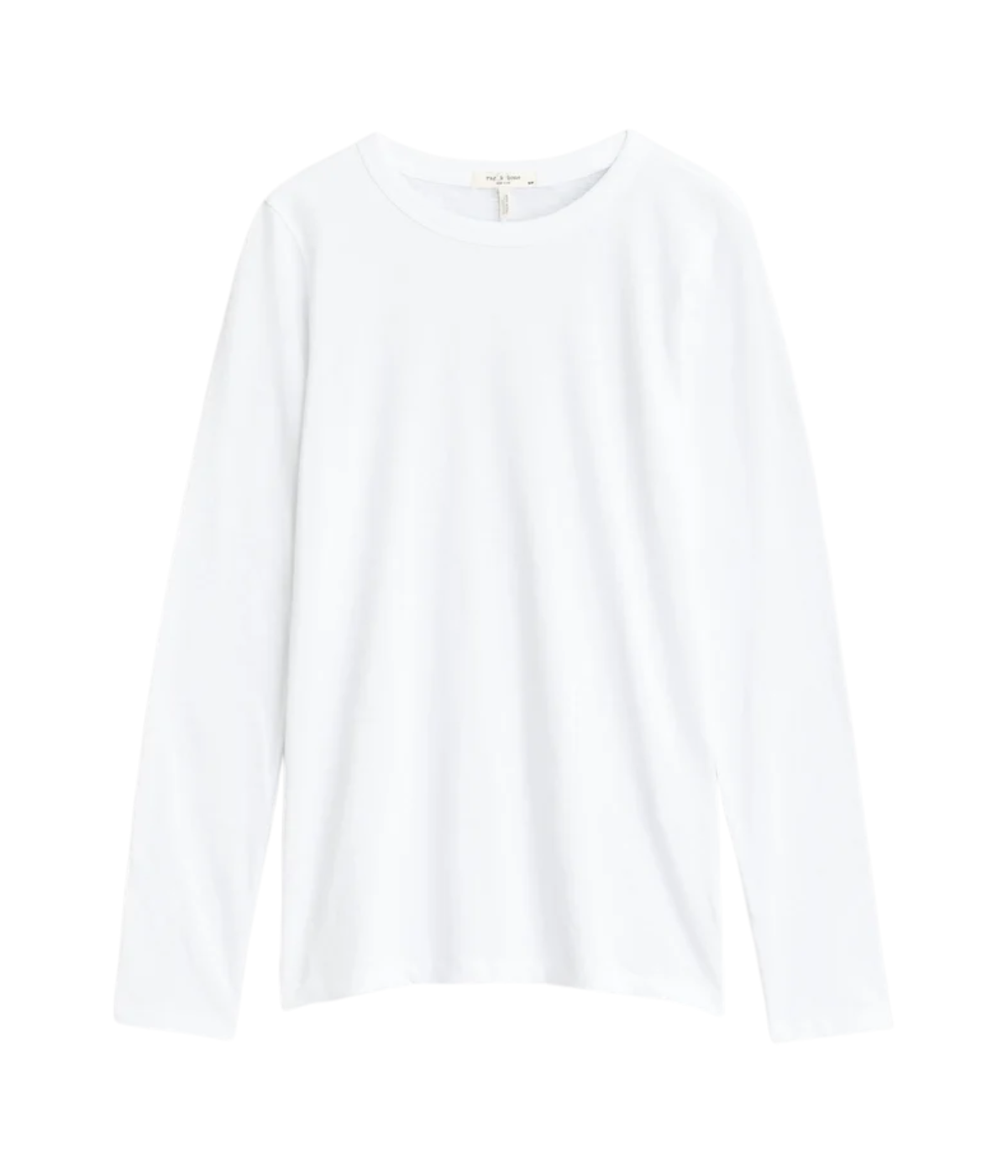 The Slub Longsleeve Tee in Bright White