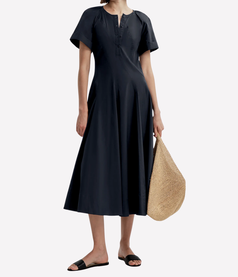 Lucille Dress in Night Blue