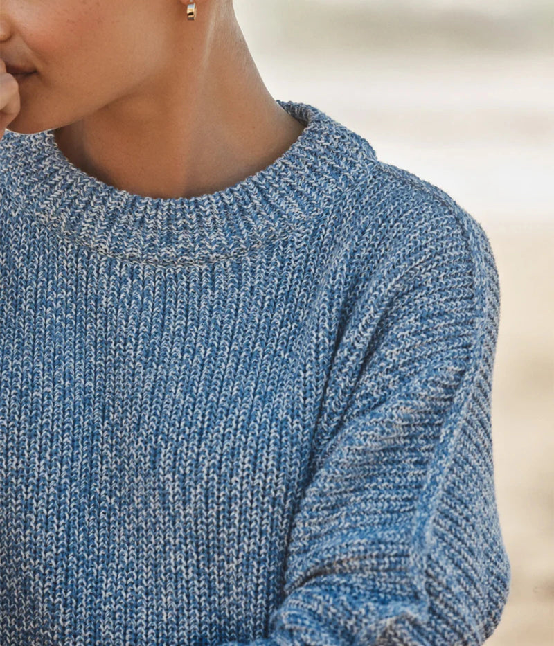 Montecito Pullover Sweater in Coast