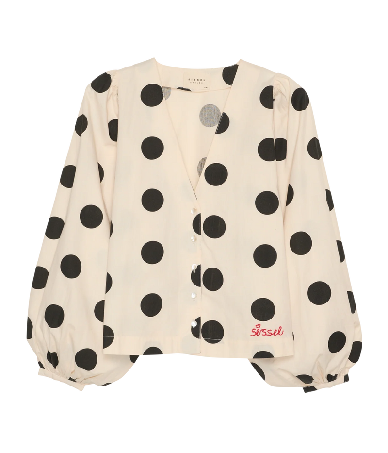Ea Shirt In Black Dot