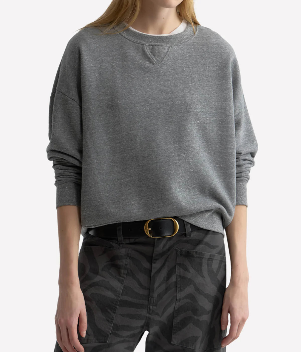 Gladys Sweatshirt in Heather Grey