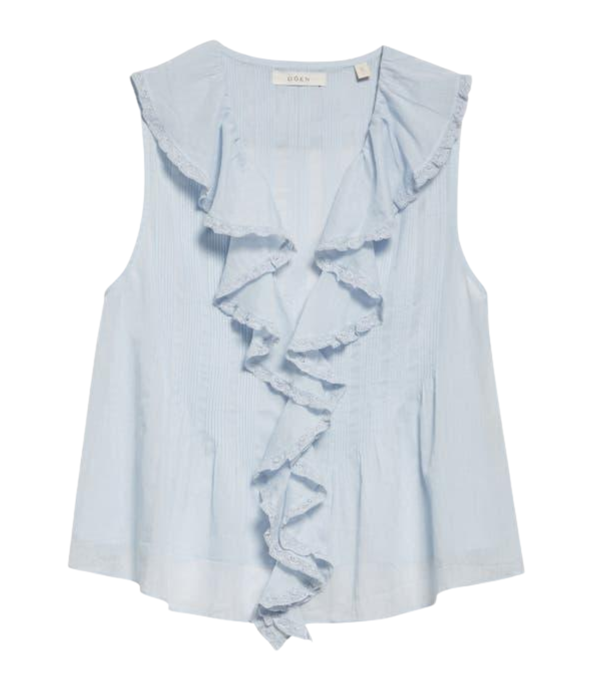 Hilda Top In Alice Blue