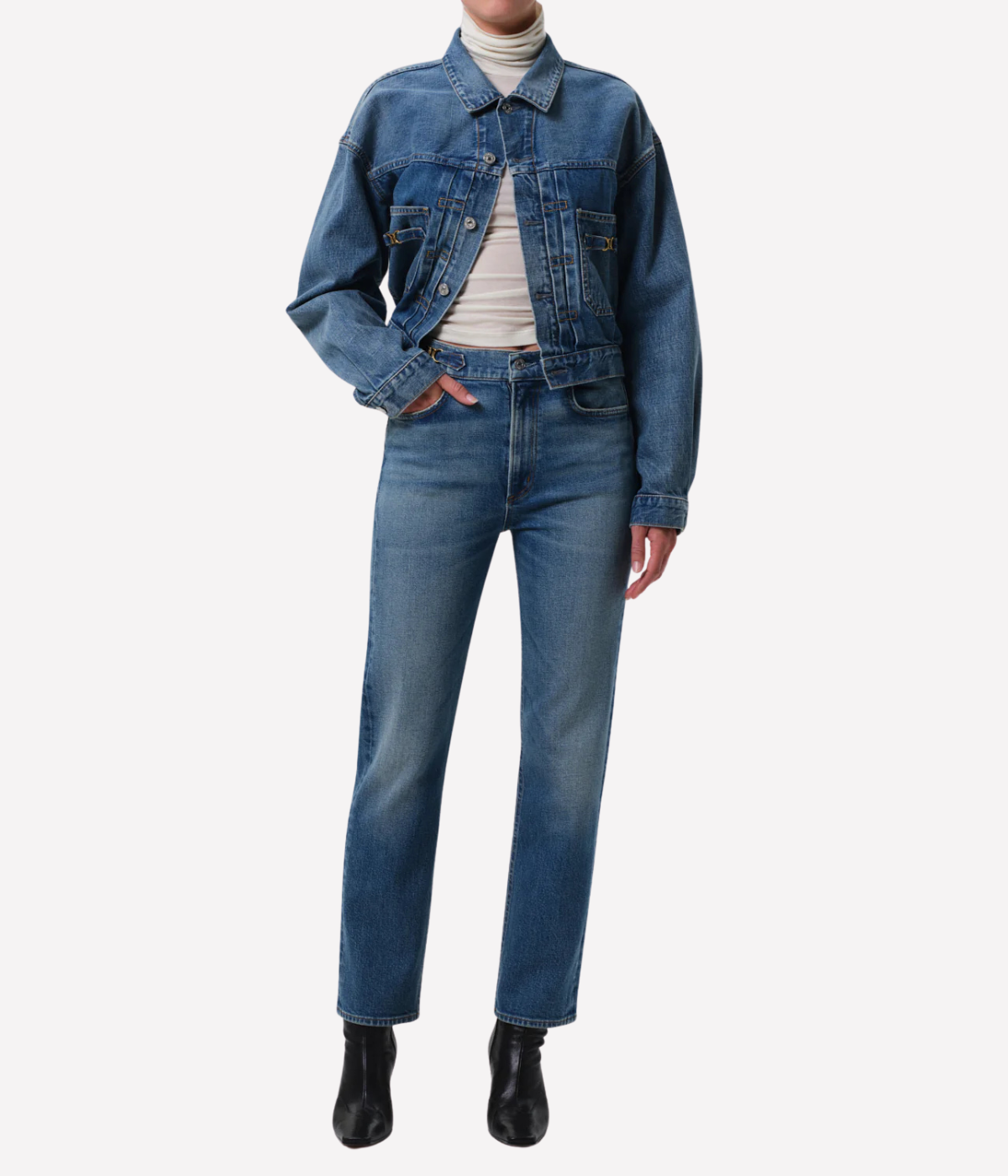 Alma Jacket W/ Horsebit in Sweetzer
