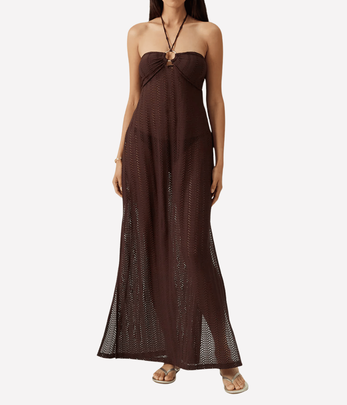 Harriet Cr Casual Dress in BROWN