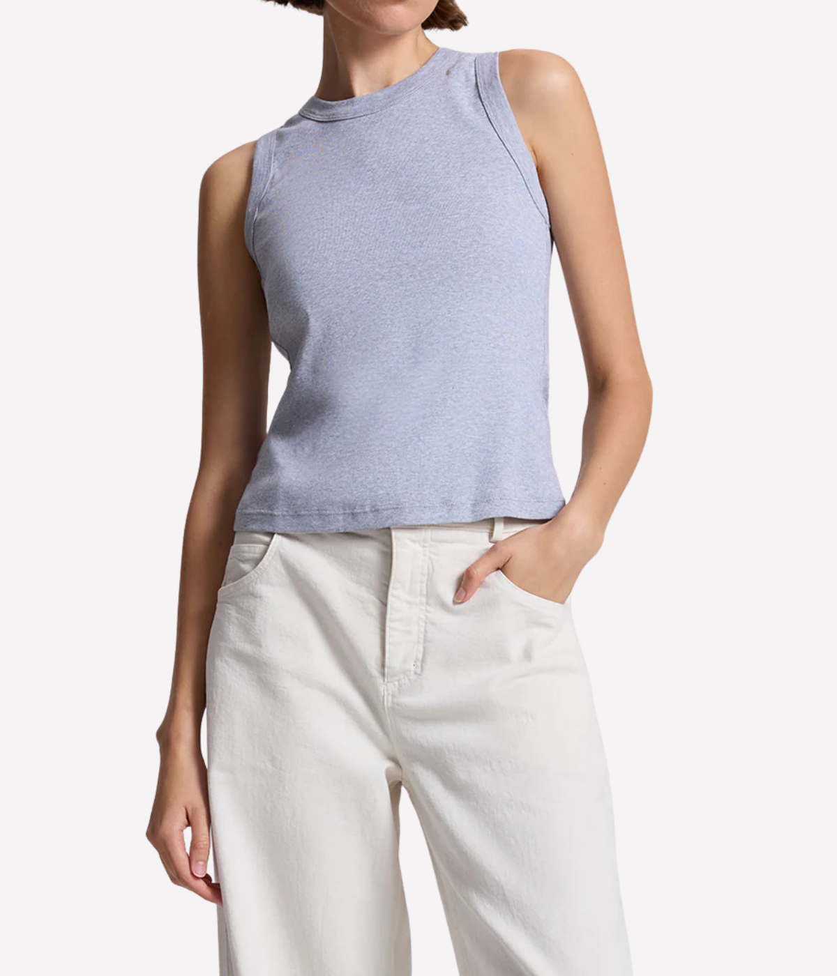 Hadley Tank in Grey Melange