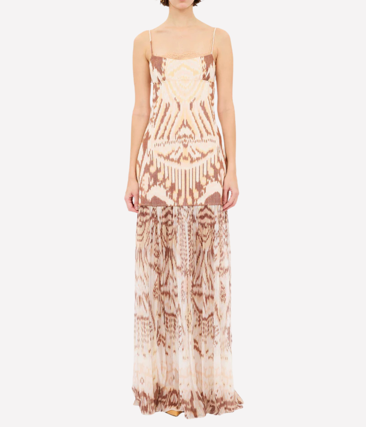 Marisol Drop Waist Gown in Moonstone