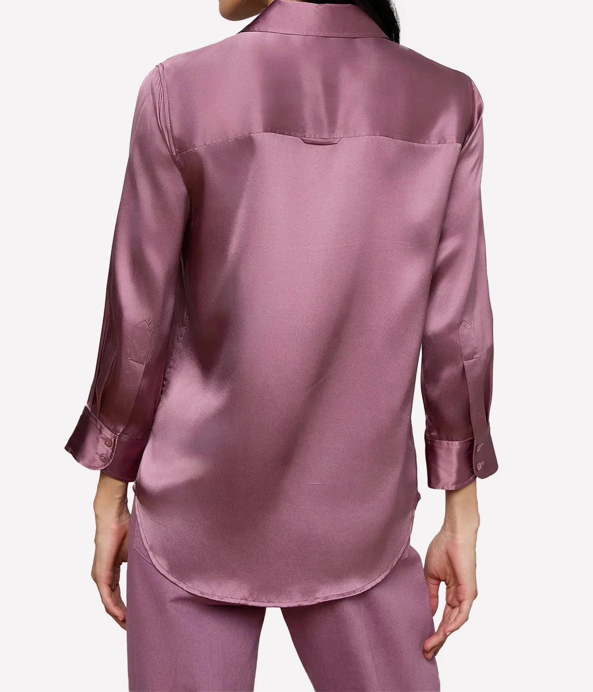 Dani 3/4 Sleeve Blouse In Dusky Orchid