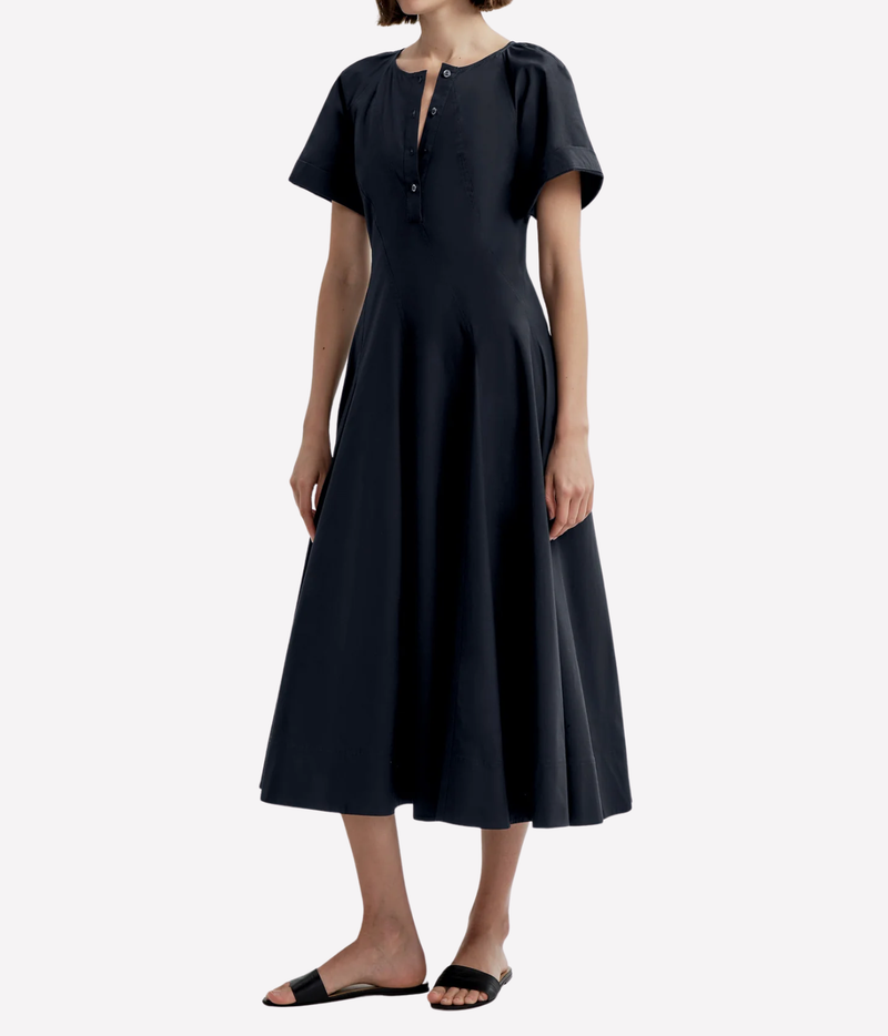 Lucille Dress in Night Blue