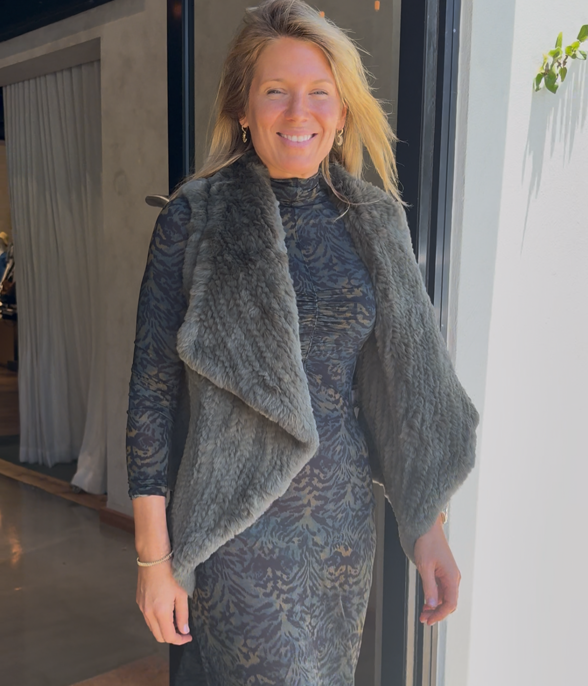 Gilet 50cm in Amazone