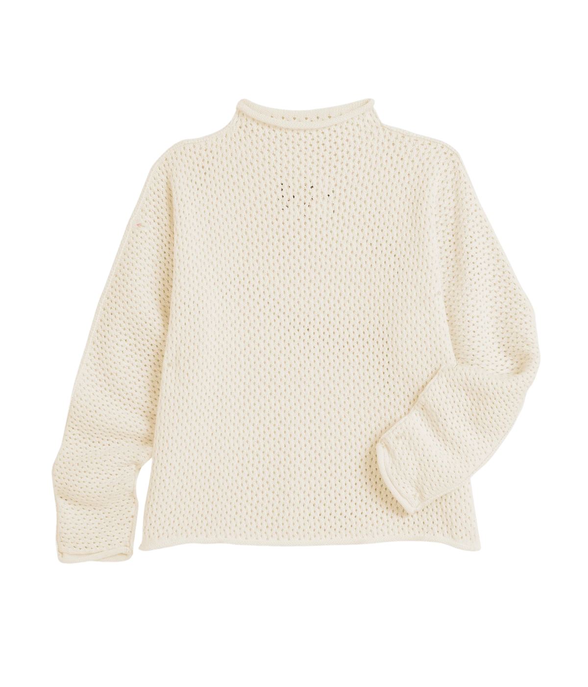 Monterey Pointelle Sweater in Ivory