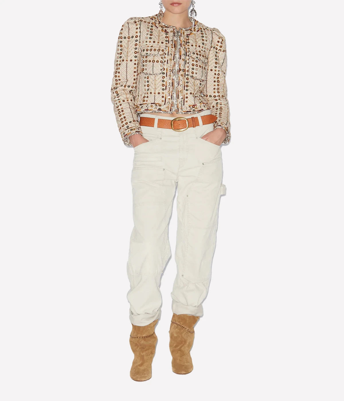 Christy Jacket in Ecru
