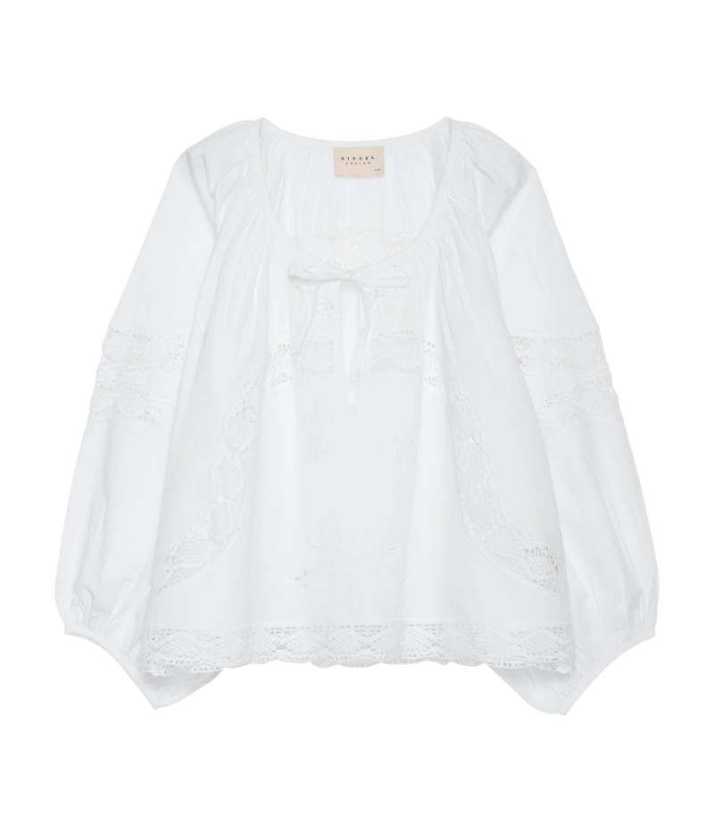Agathe Top In Ecru