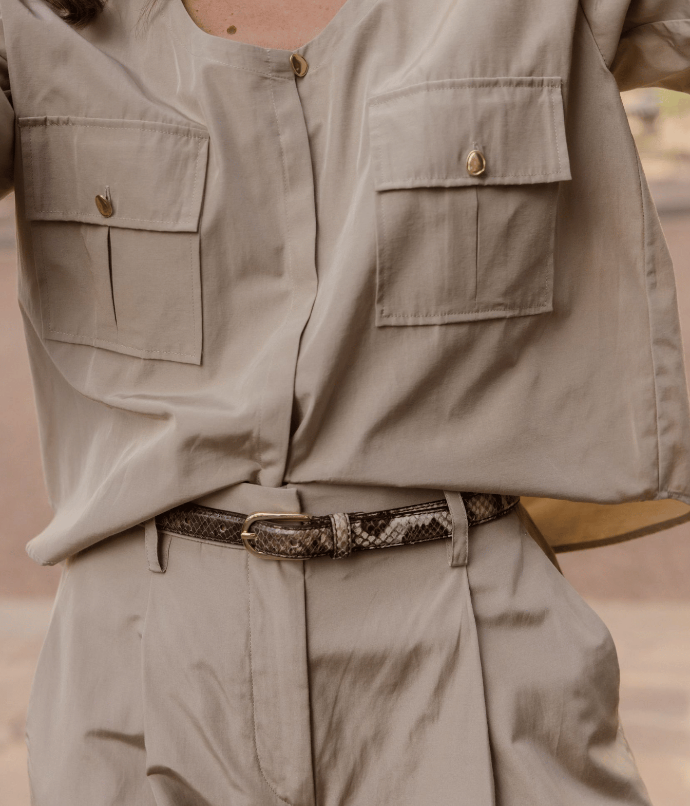 Monroe Belt In Brown