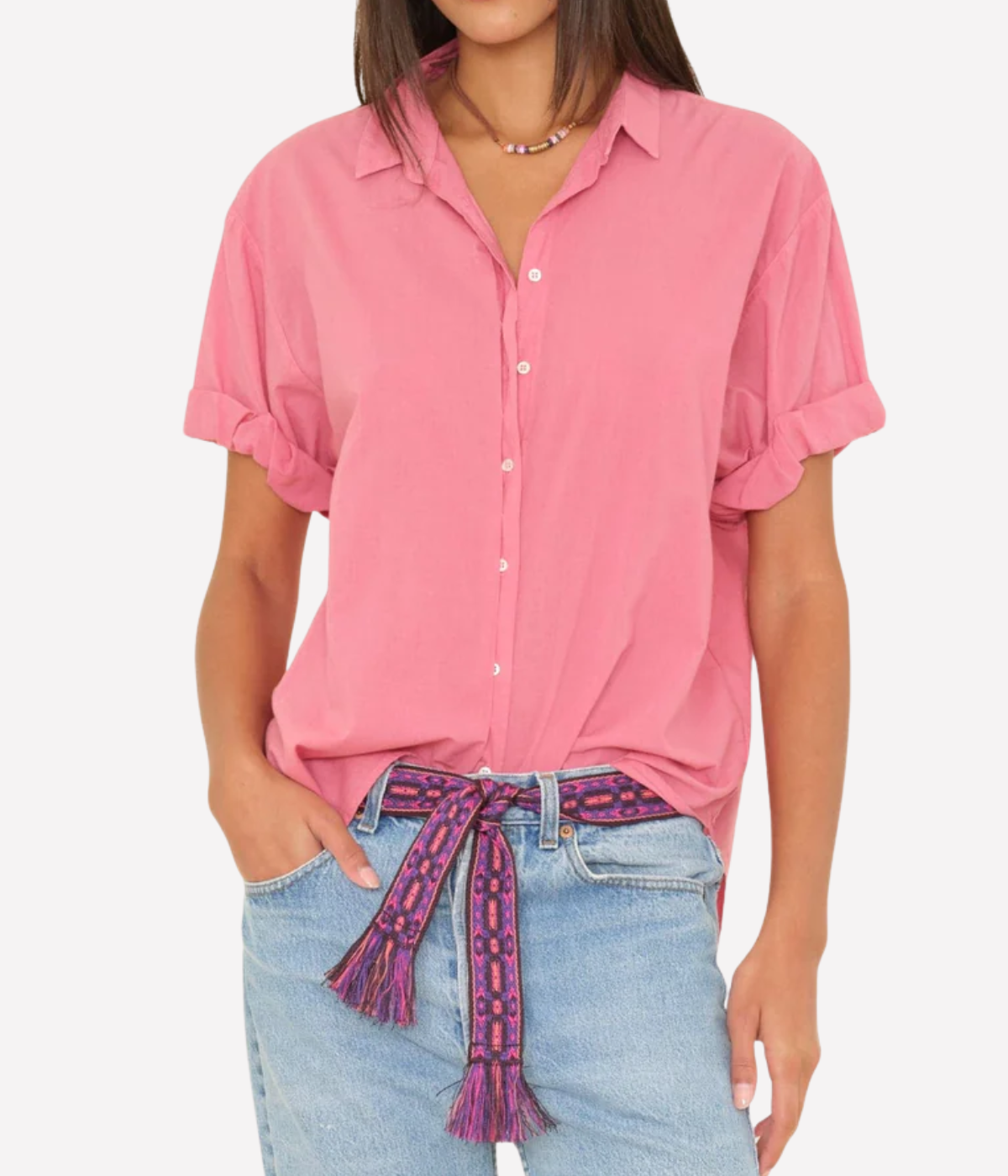 Channing Shirt in Tea Rose