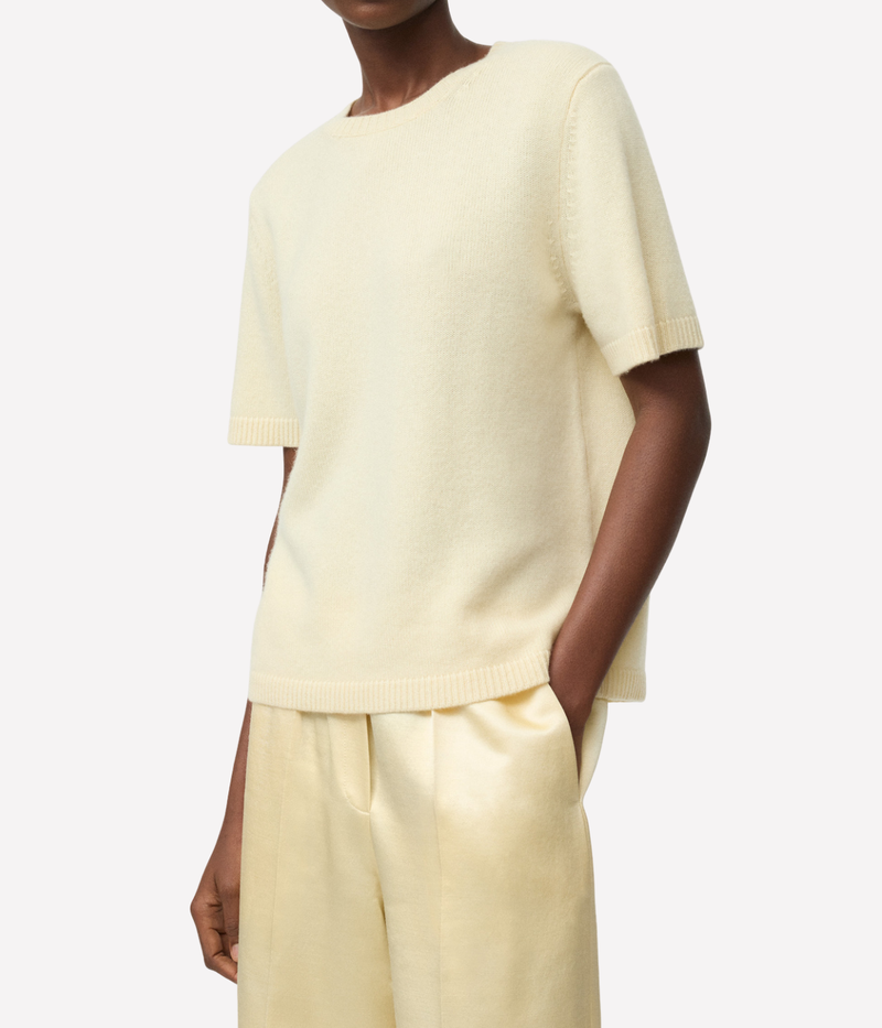 Oversized T-Shirt in Waxed Paper