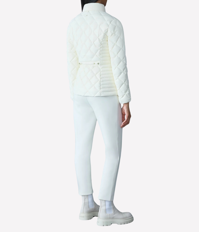 Vik Diamond-Quilted Jacket In Cream