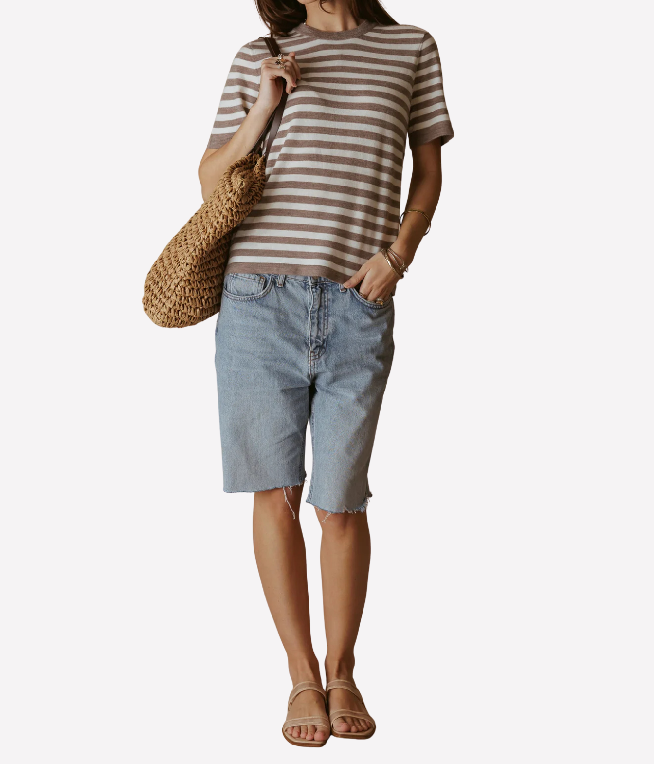 Janine Fine Pullover in Toasted Cloud