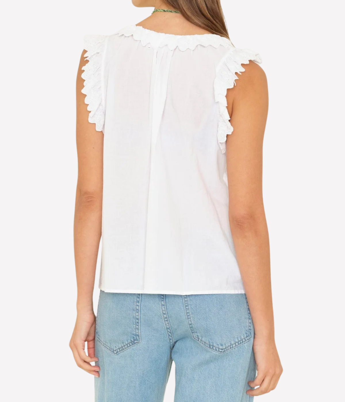 Bexie Top In White