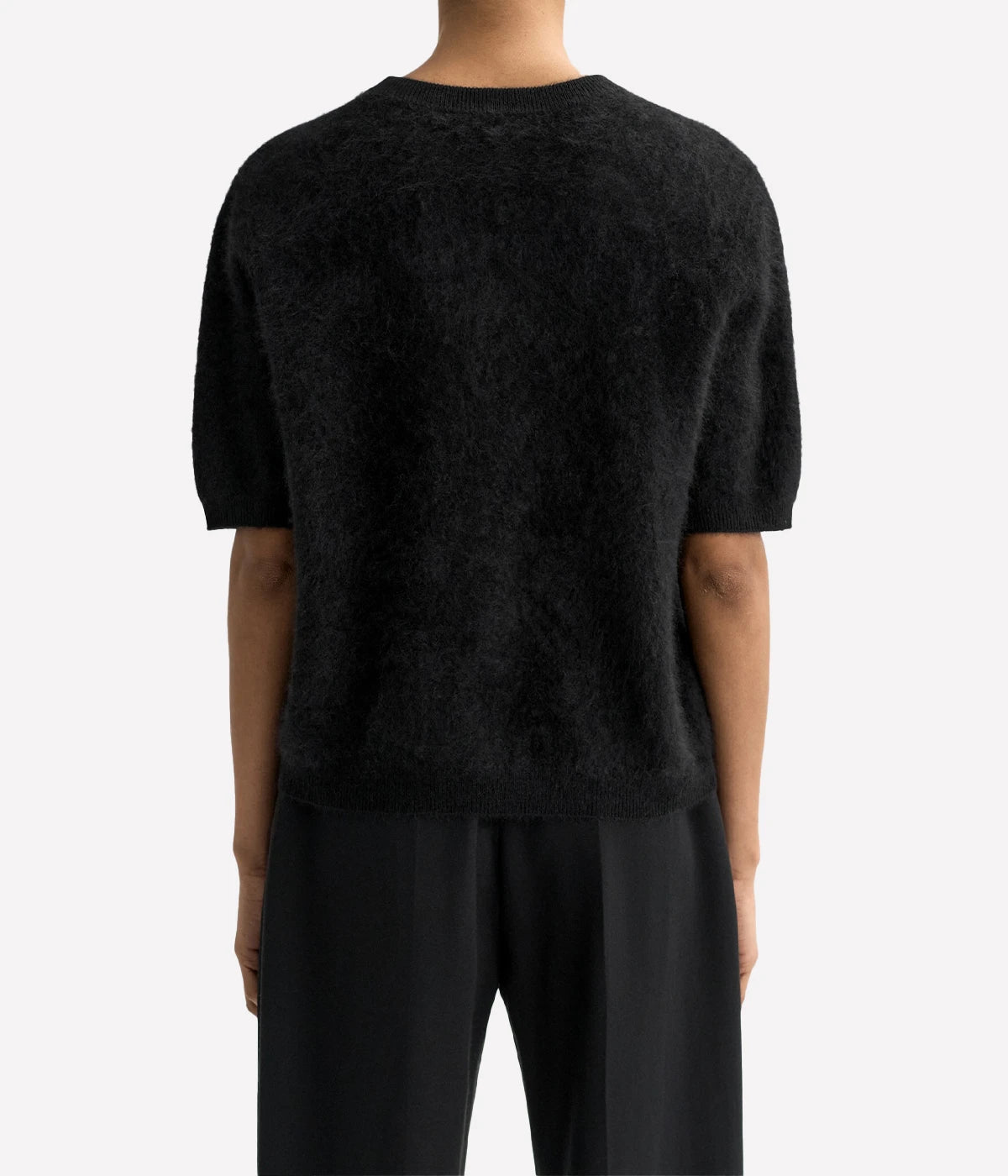 Brushed Short Sleeve in BLACK