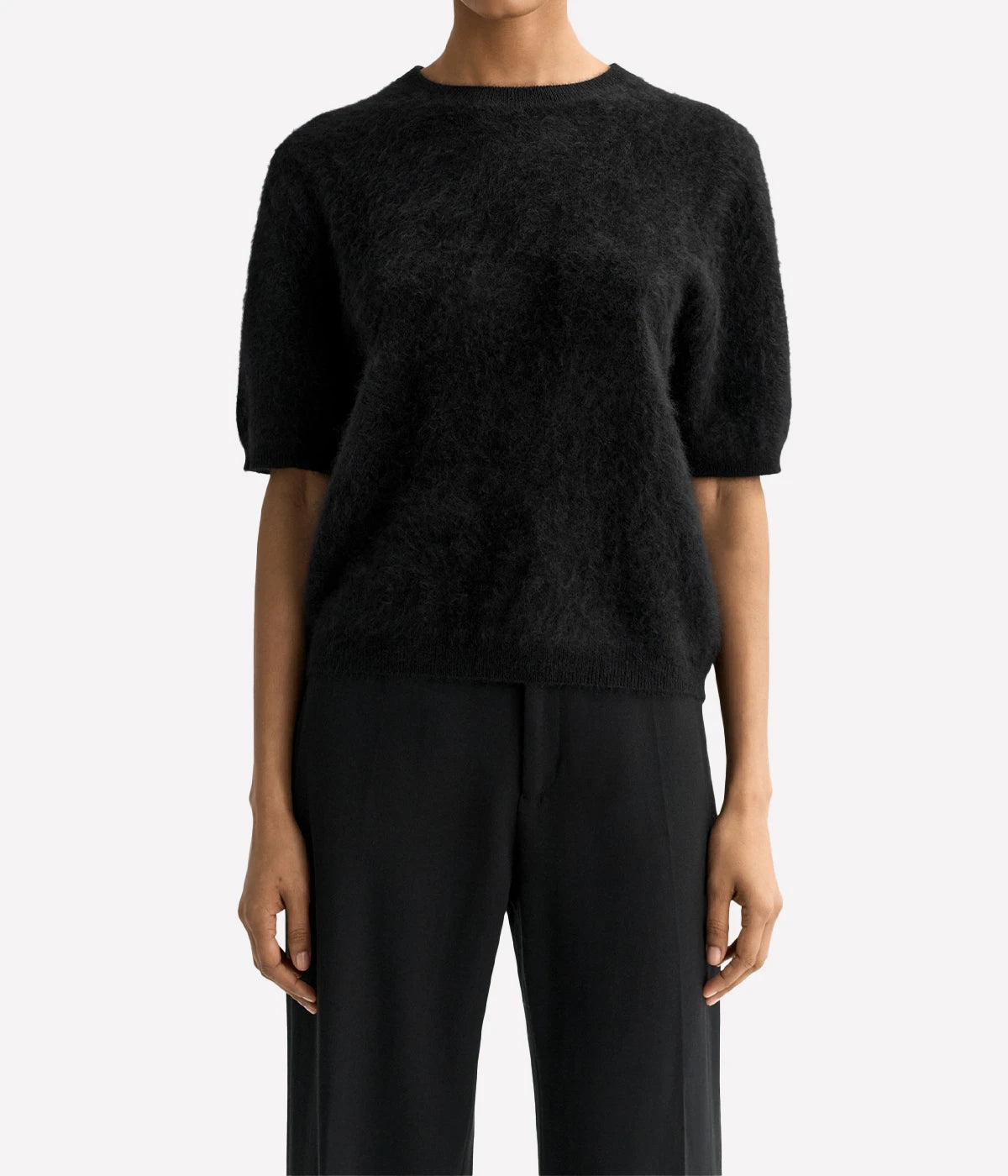 Brushed Short Sleeve in BLACK