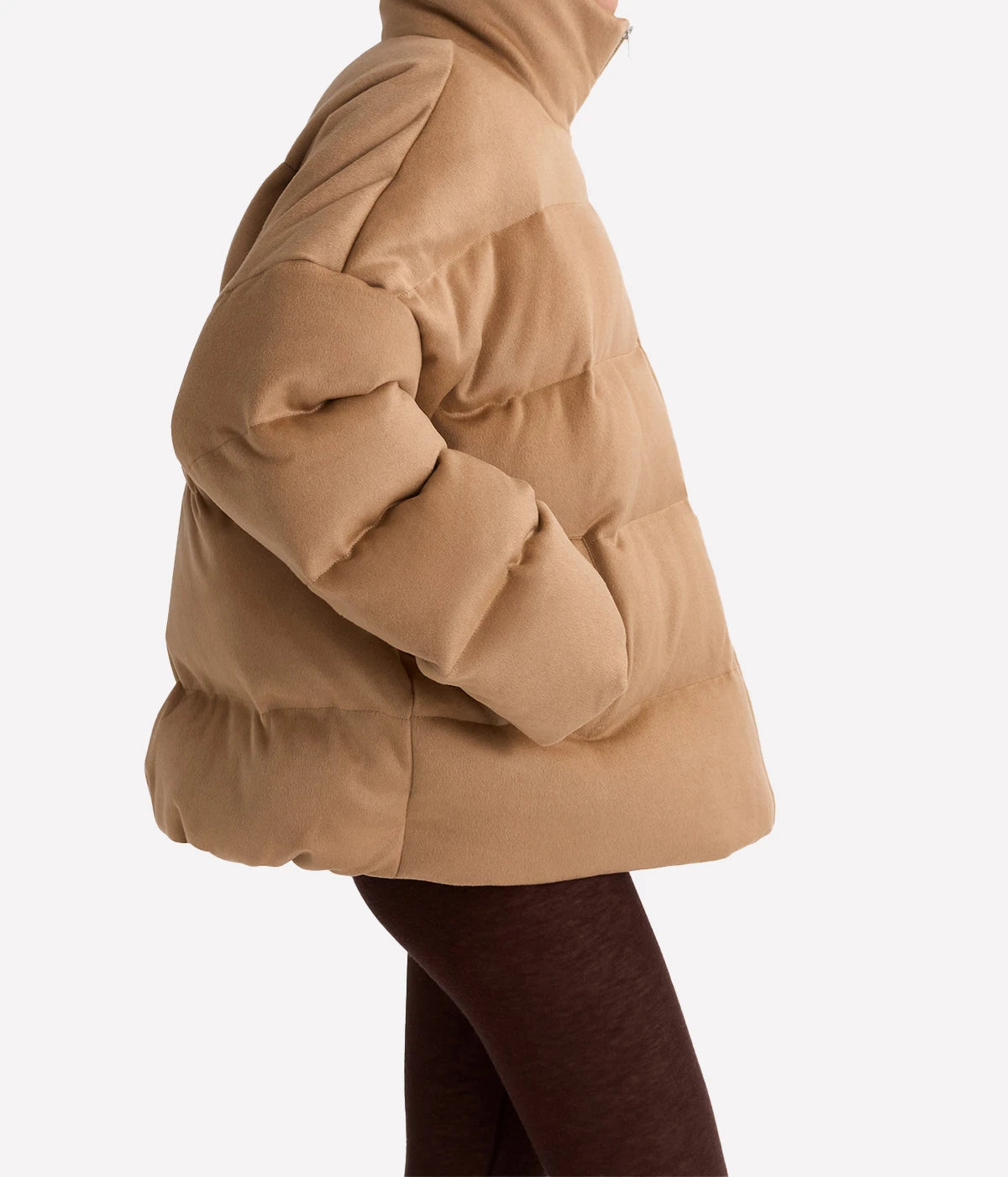 Puffer Jacket in CAMEL