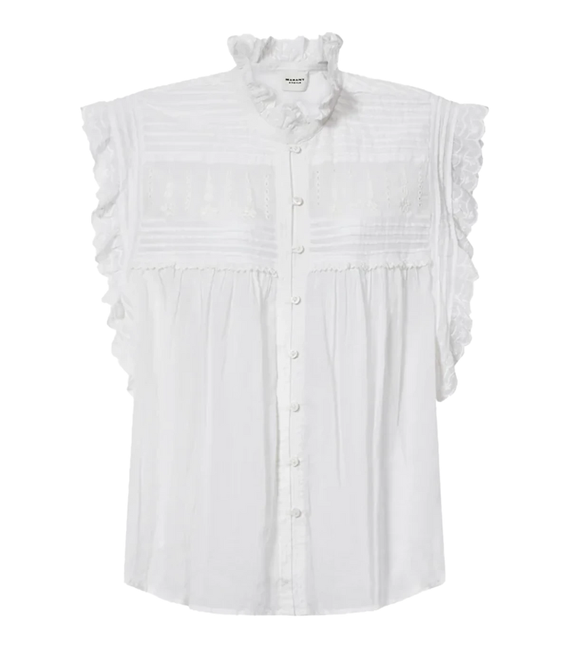 Dersia Top In White