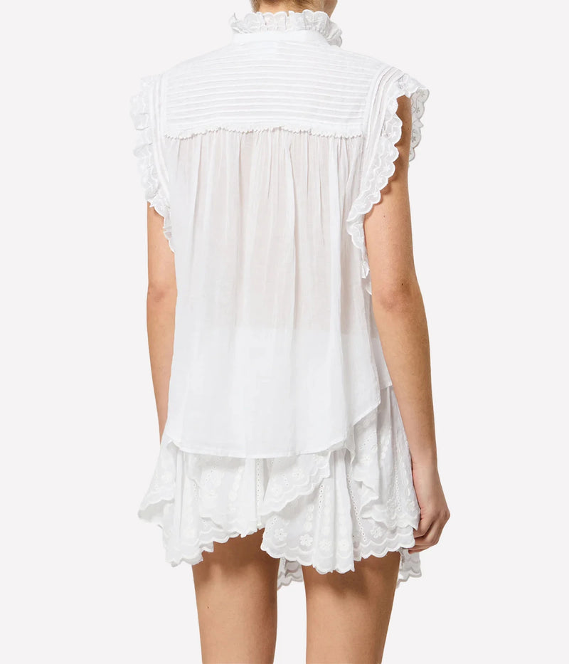 Dersia Top In White