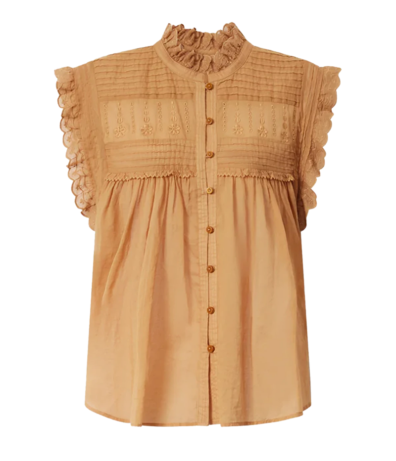 Dersia Top In Caramel