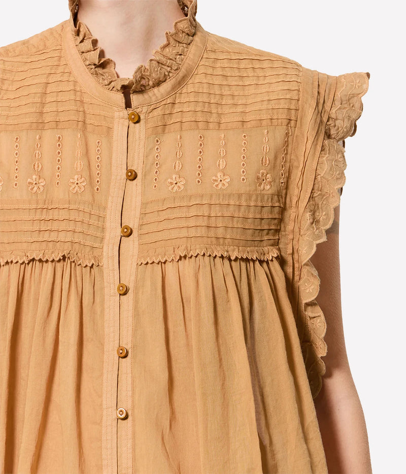 Dersia Top In Caramel