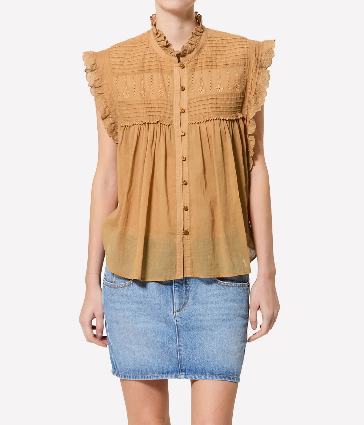 Dersia Top In Caramel
