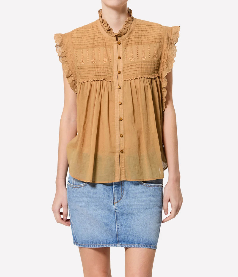 Dersia Top In Caramel