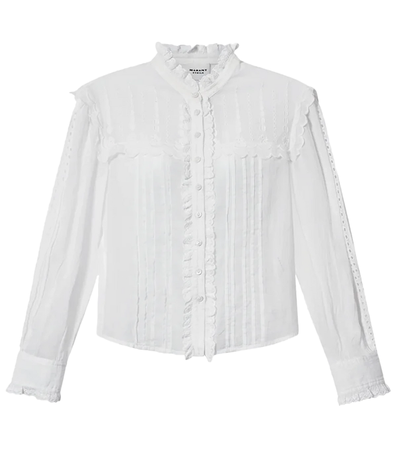 Lonzie Top In White