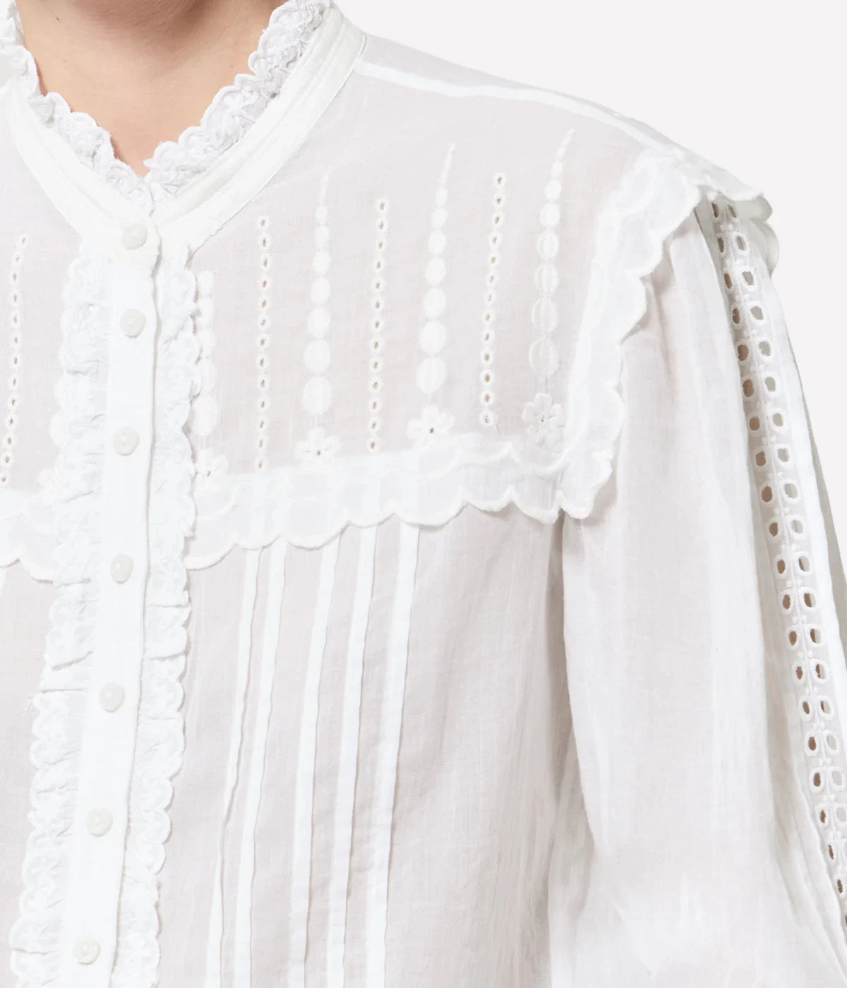 Lonzie Top In White