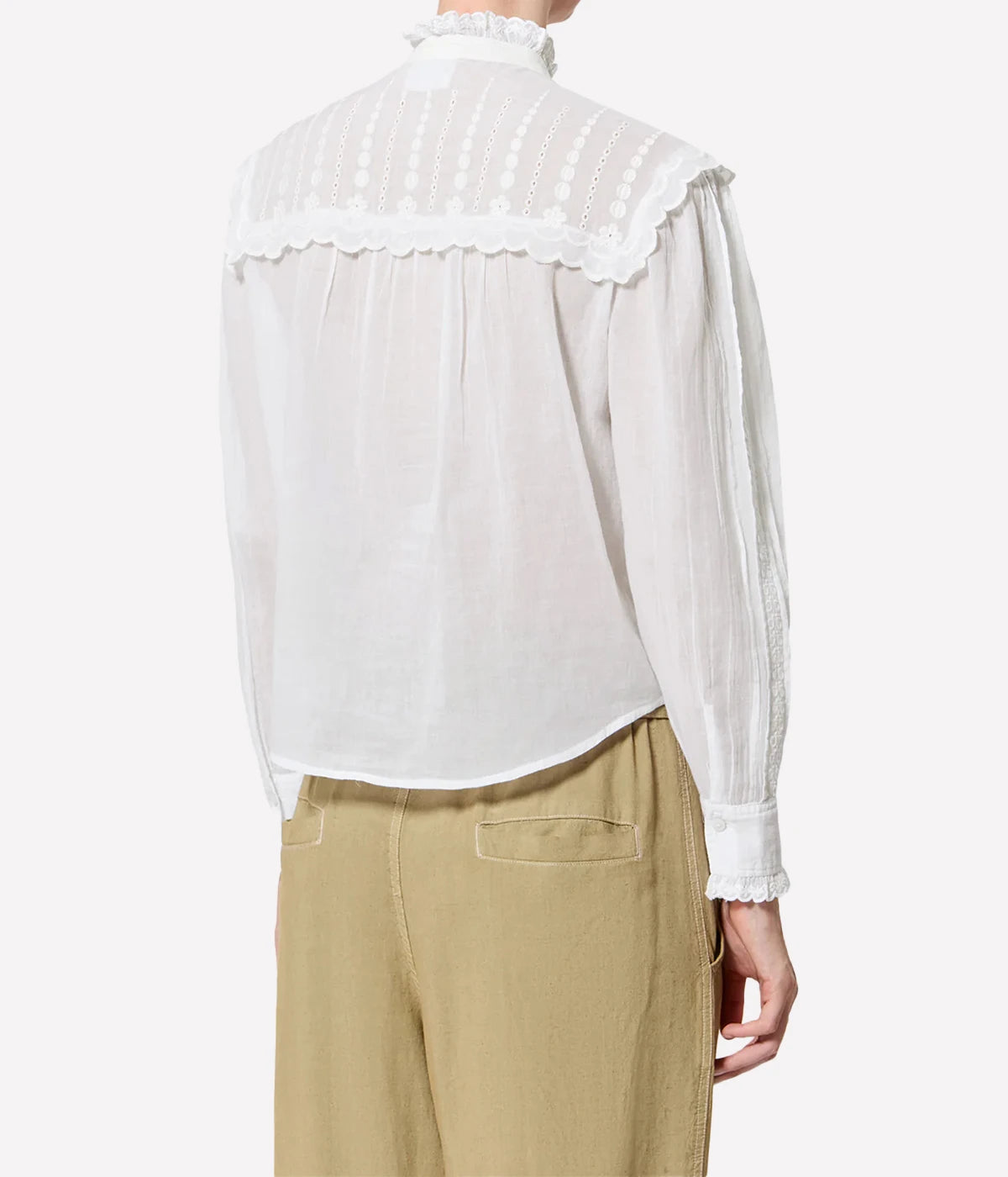 Lonzie Top In White