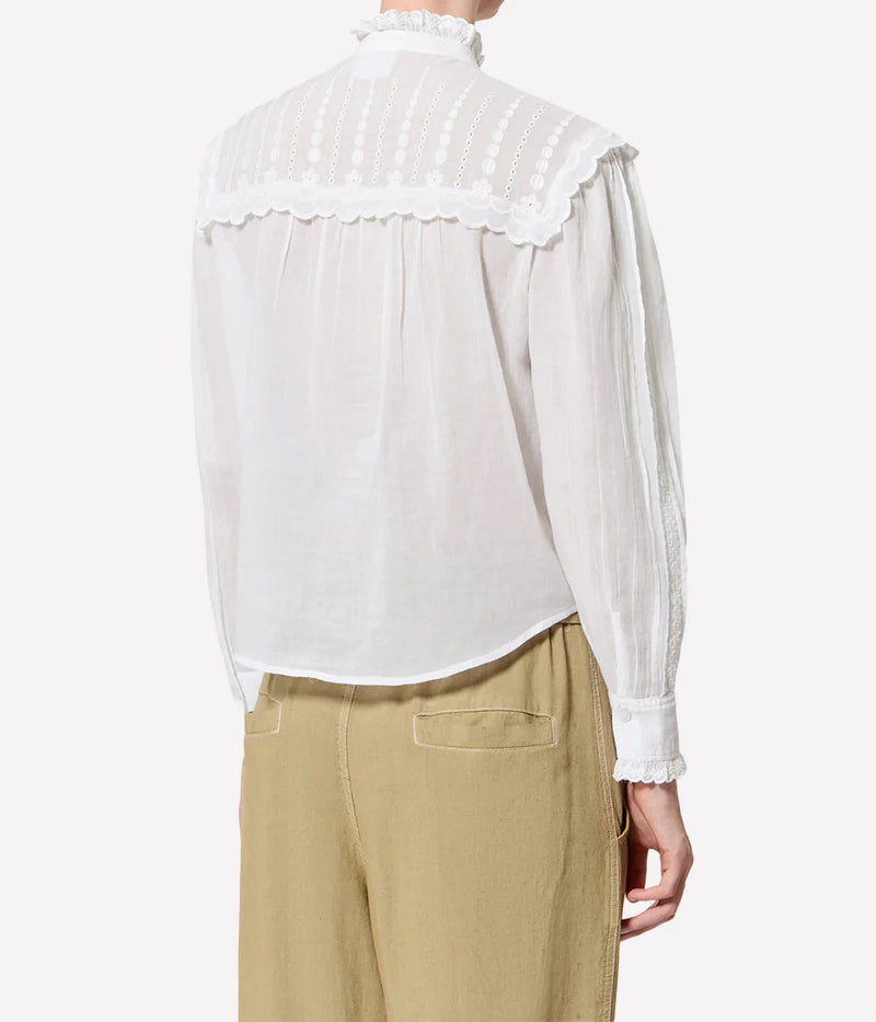 Lonzie Top In White