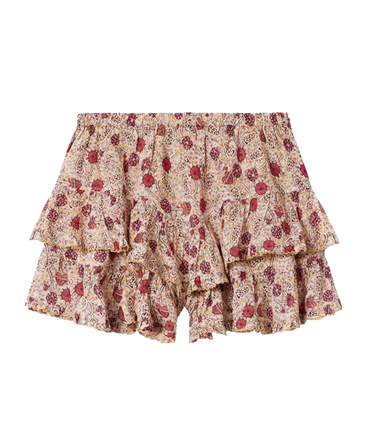 Jocadia Skirt In Ecru Raspberry