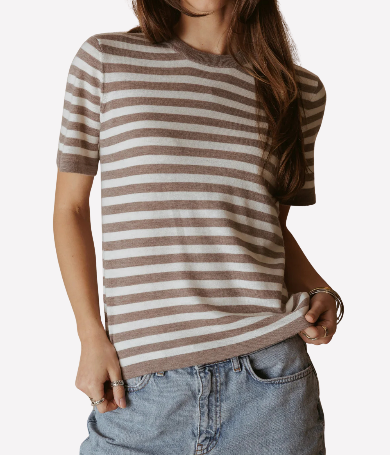 Janine Fine Pullover in Toasted Cloud